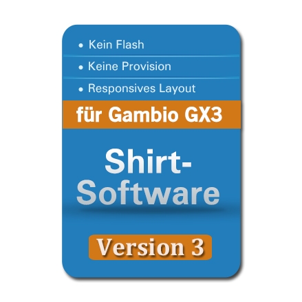 Shirt-Software v.3 für Gambio GX4