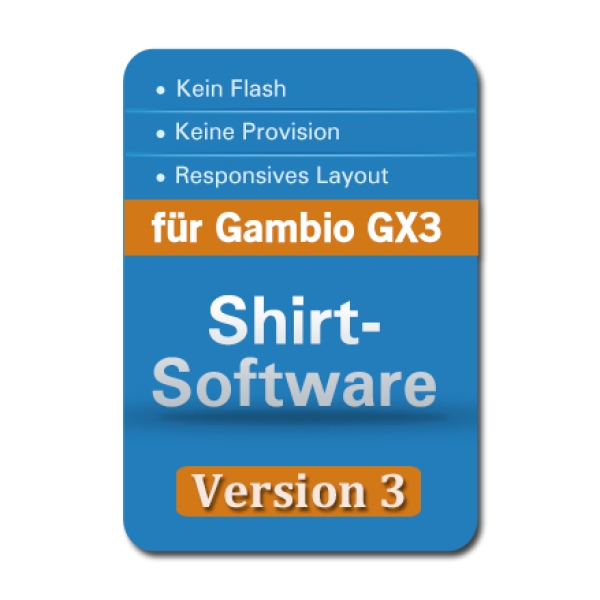 Shirt-Software v.3 für Gambio GX3 & GX4